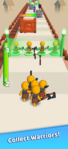 Timeline Up gameplay screenshot showing racing action