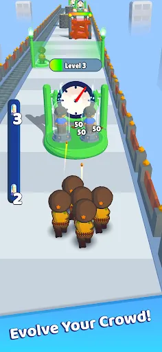 Timeline Up racing gameplay with futuristic vehicles